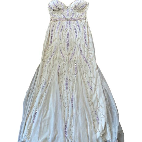 NWT Jump Women's Beaded Mesh Gown size 9 - 10 - Picture 12 of 12